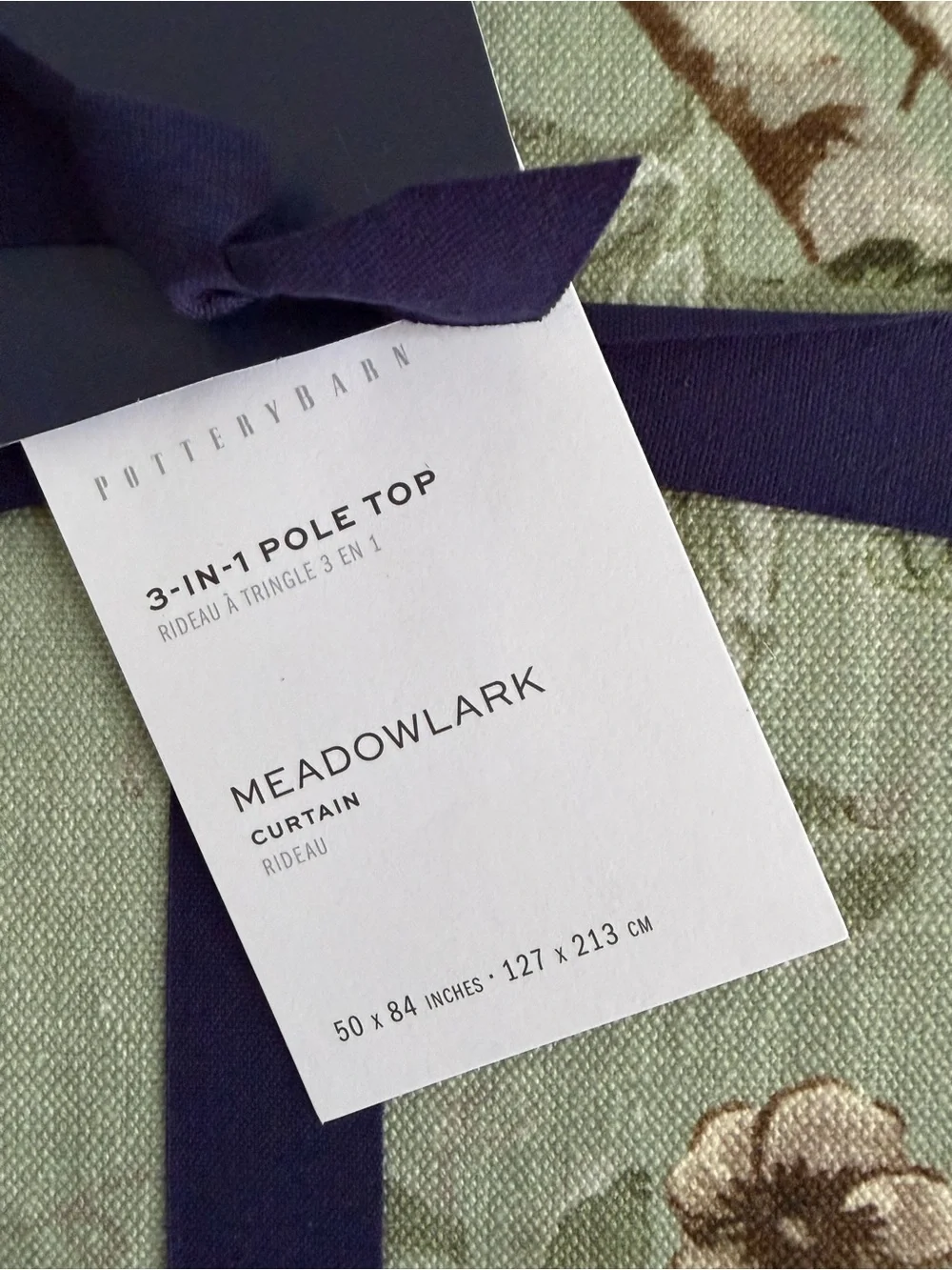 Pottery Barn Kravet Meadowlark Curtains (Set of 2)